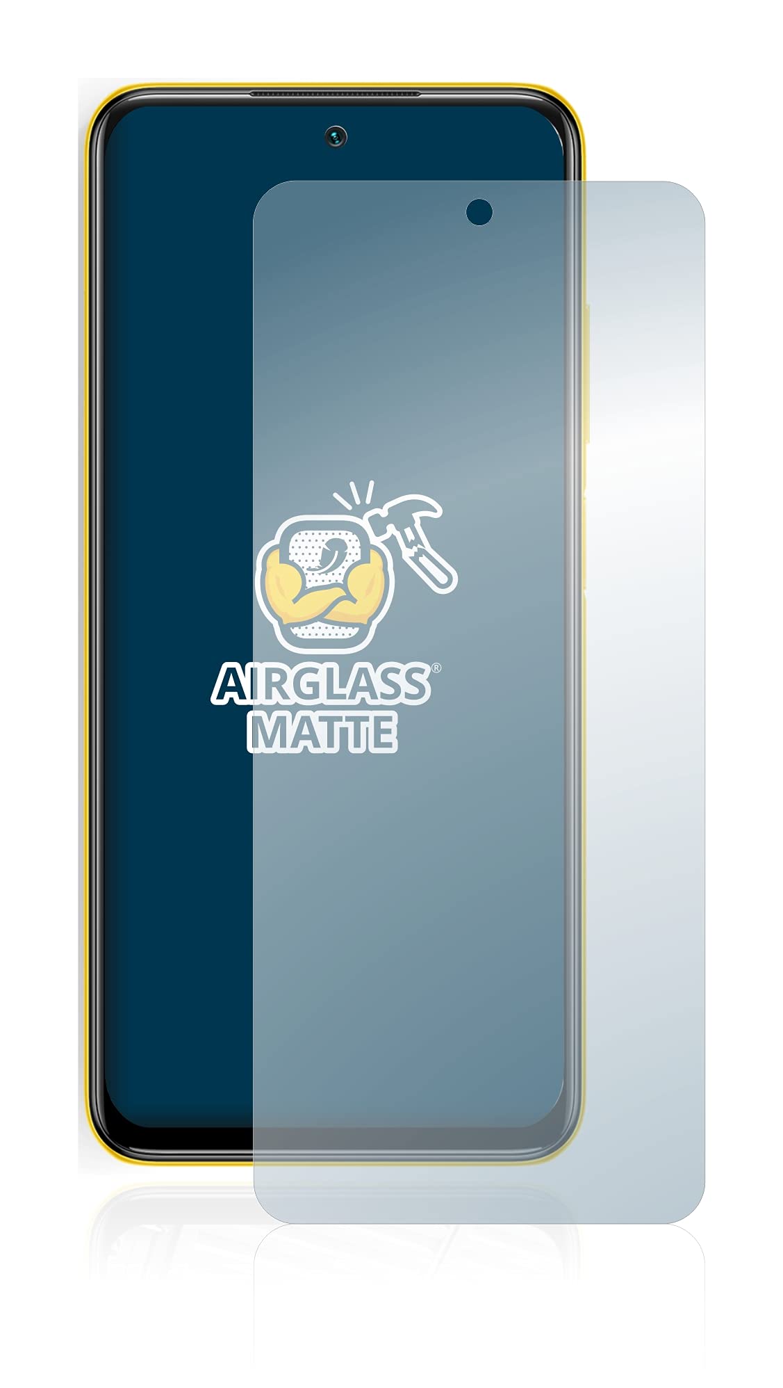 BROTECT AirGlass Hybride Glas Screen Protector Voor Xiaomi Poco M8 Pro - 9H Hardheid, Ultradun & Super Lichtgewicht