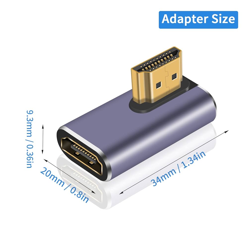HDTV（タイプDからA）オスHDMIメスアダプタケーブルコンバータ