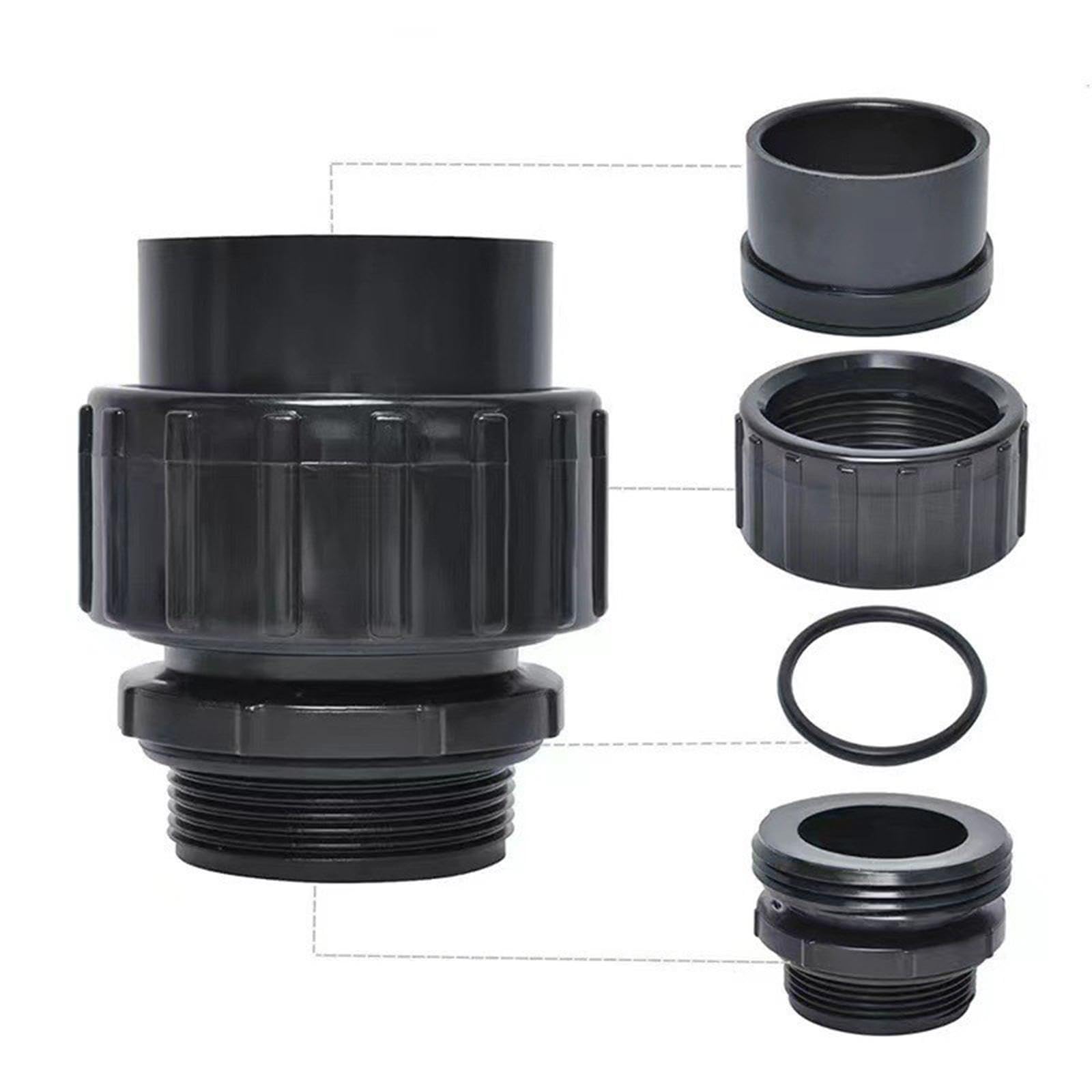 Conector de de Bomba, Accesorio para Equipos de Piscina, Compatible, Fácil Instalación, Filtro de Cartucho, Reemplazo de Conector de