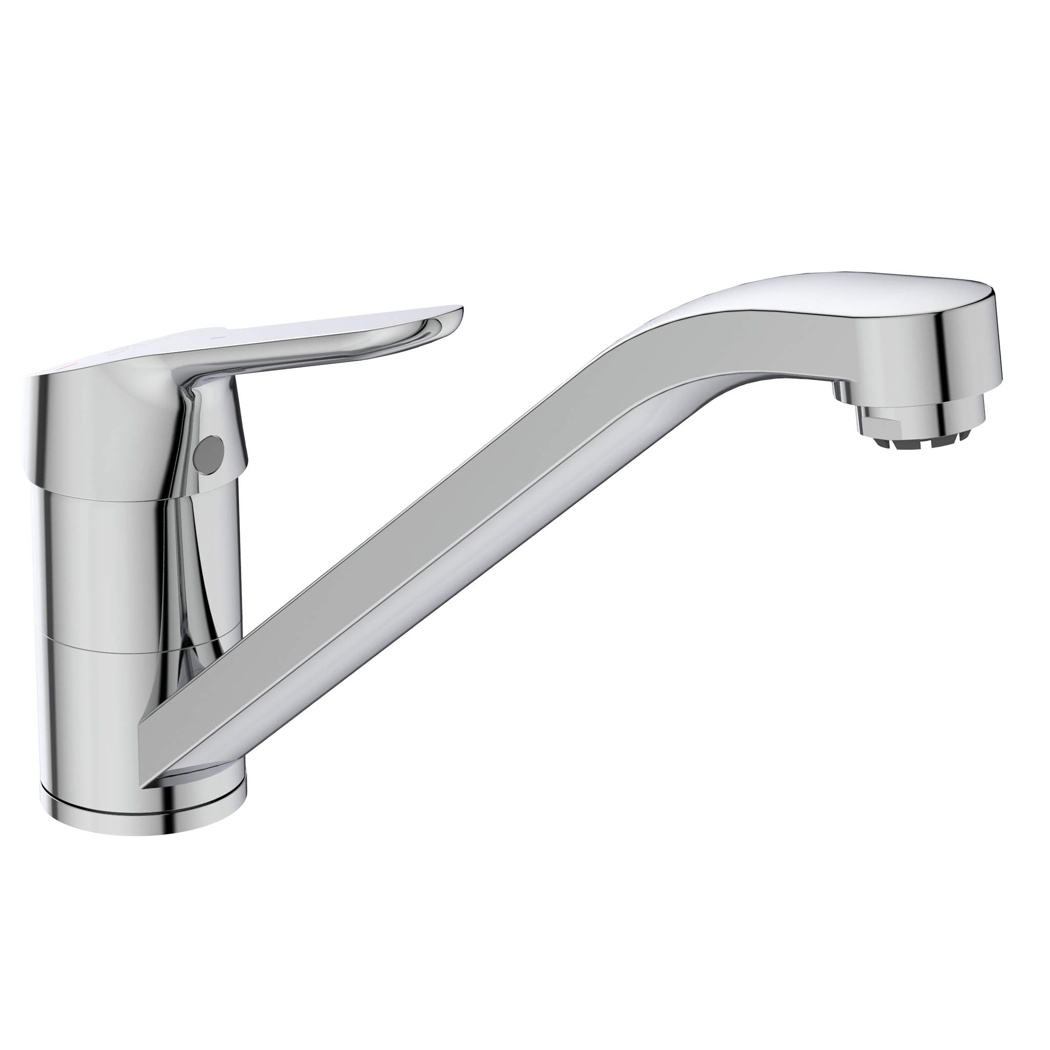 Ideal Standard - Ceraflex, Miscelatore cucina monocomando a bocca bassa orientabile, Da appoggio, Cromato
