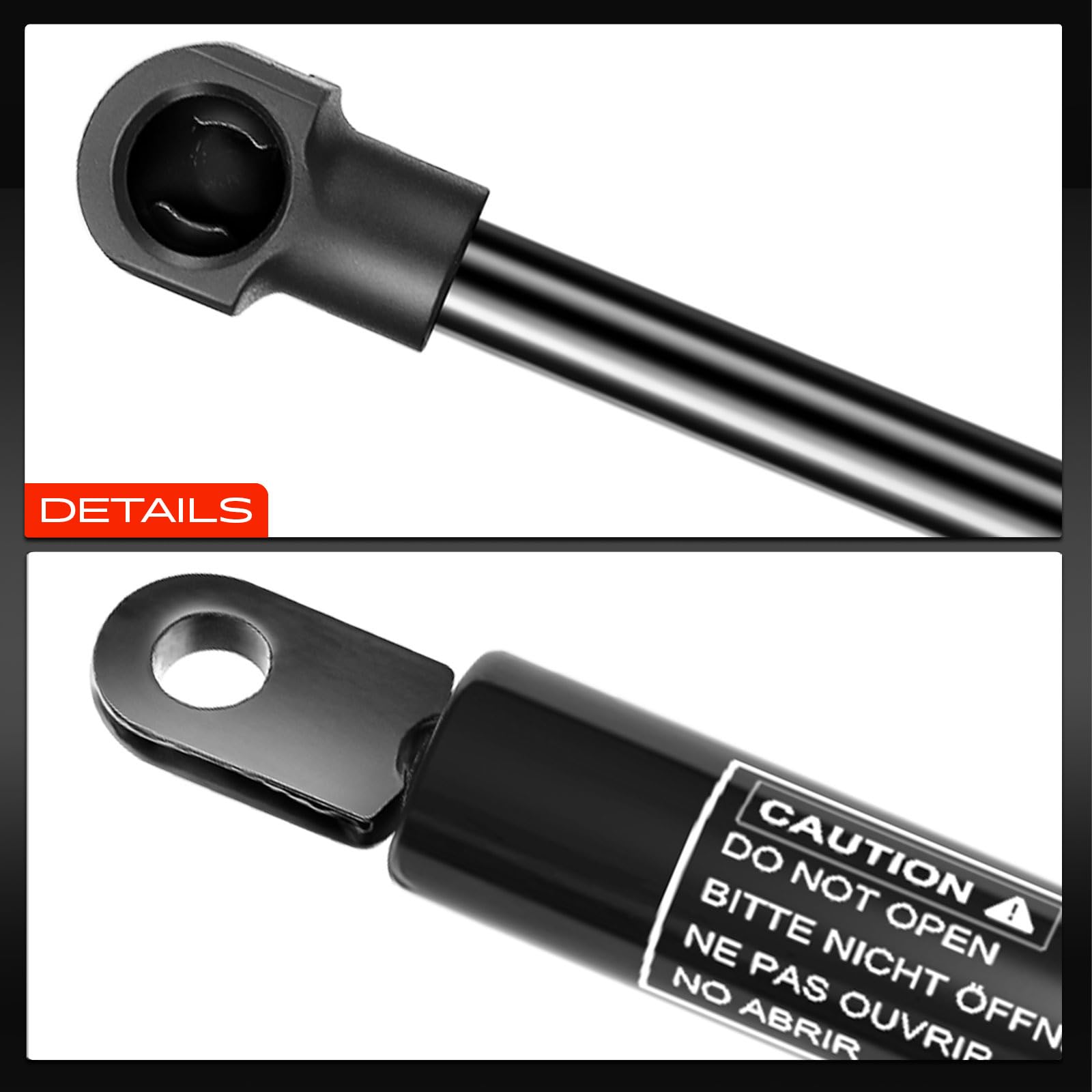 Frankberg 2x Molle a gas Lunotto posteriore Compatibile con C3 Pluriel HB 1.4L 1.6L Cabriolet 2003-2010 Replace# 8731J4