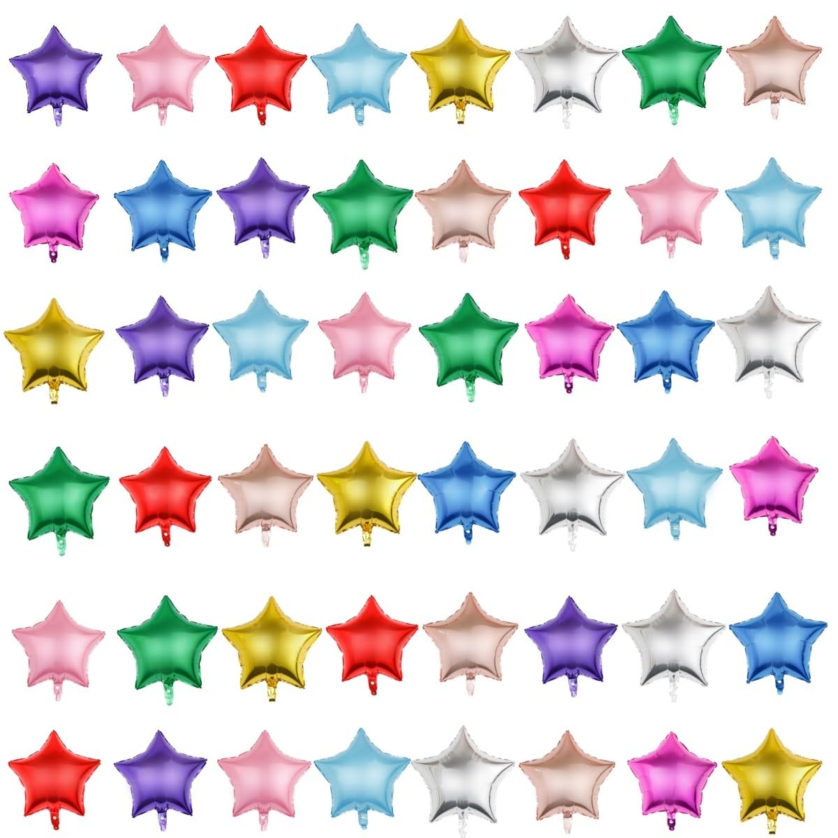 Amazon | 50個 星型 風船 約12.5 cm 風船 バルーン Star Balloon 青