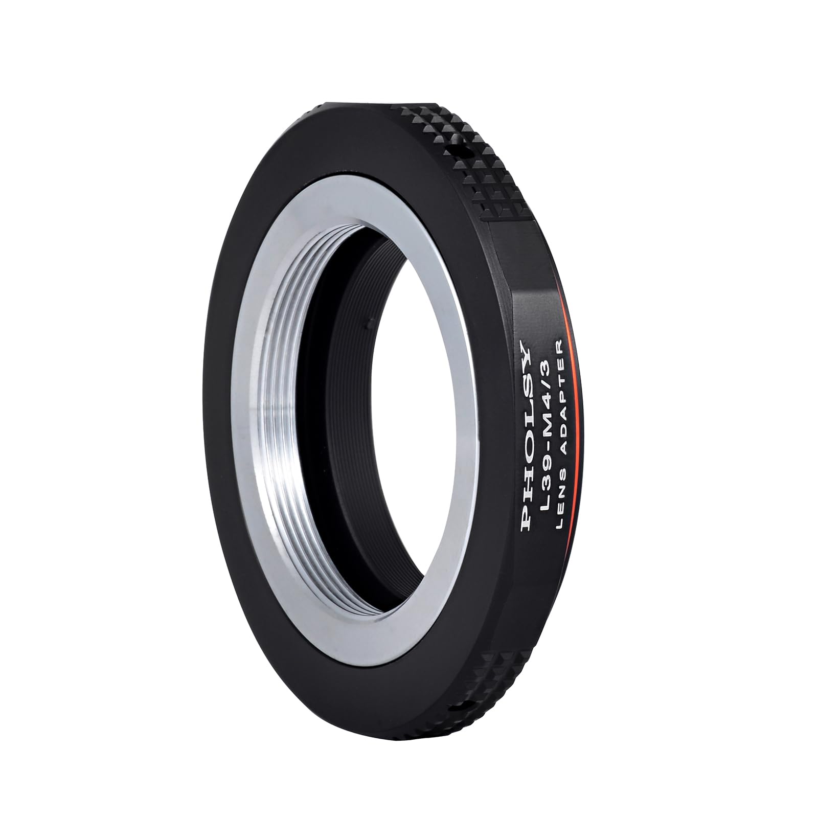 PHOLSY Bague d'adaptation L39 vers MFT pour Objectifs Leica M39 L39 LTM 39mm Mount sur Appareils Photo Boîtier Micro Four Thirds (M4/3 Micro 4/3) Mount Compatible avec Olympus Panasonic Lumix Caméras