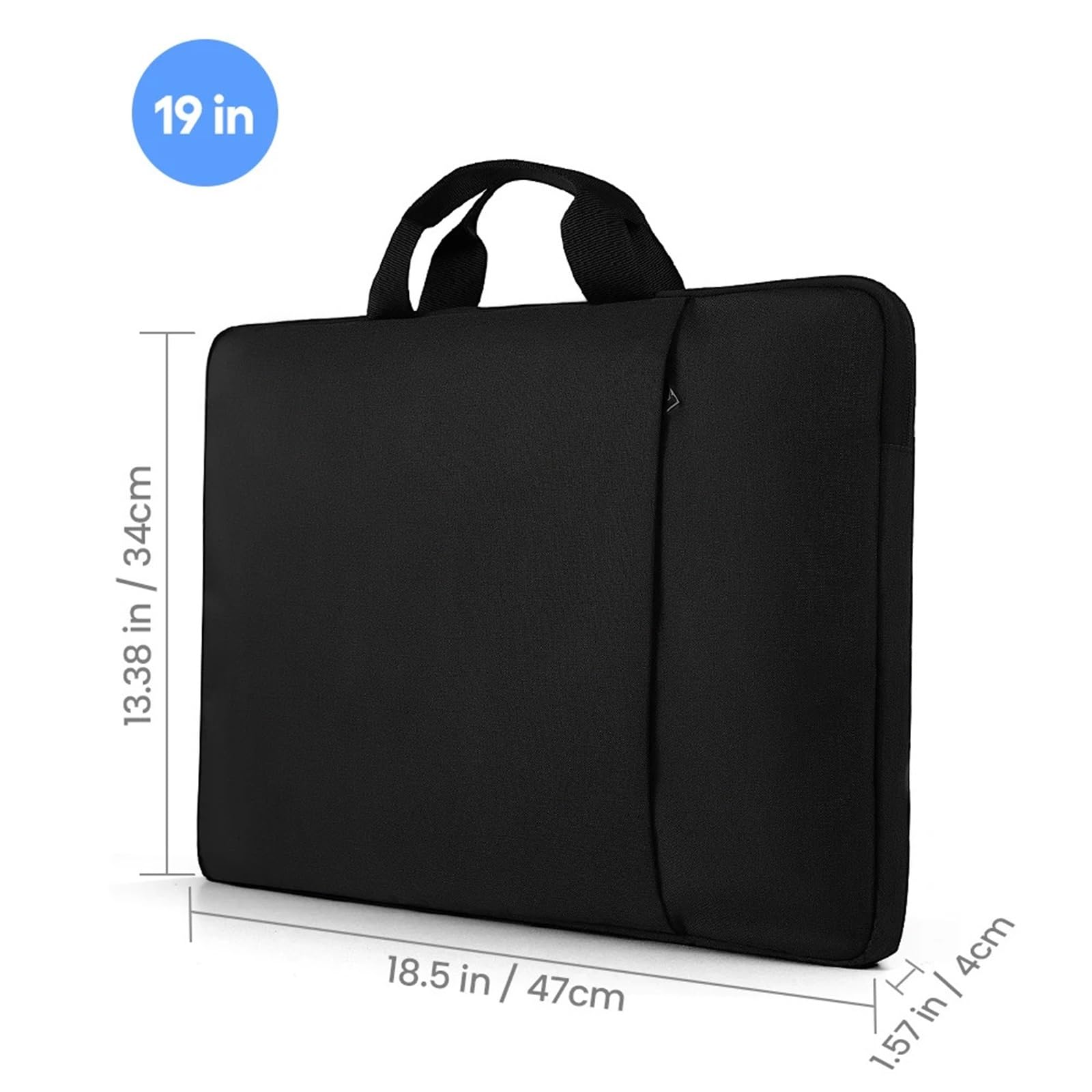 Valigetta 24 Ore Uomo Borsa for laptop da 19 pollici, resistente ai terremoti, impermeabile e all'usura