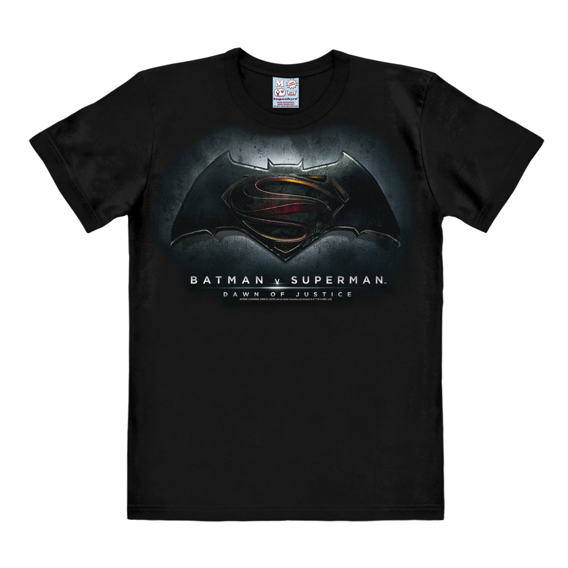 LOGOSHIRT - DC Comics - Flash - Logo - Easyfit T-Shirt - rood - Gelicentieerd origineel ontwerp, Maat S
