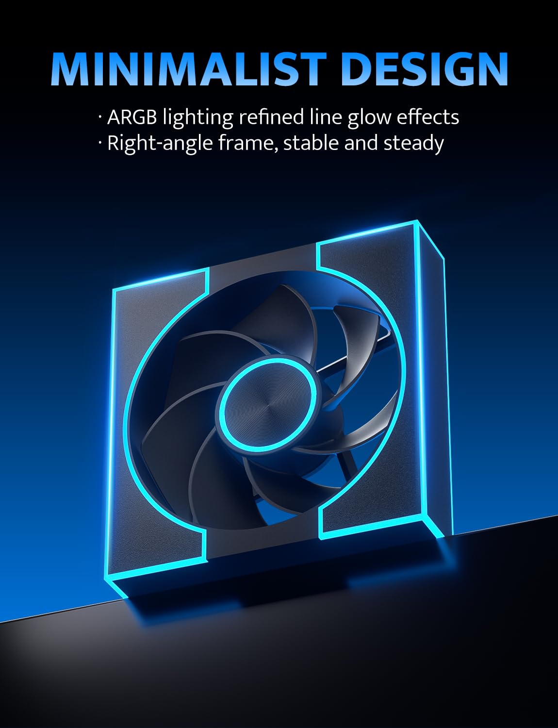 darkFlash Confezione da 3 ventole per case PC da 120 mm, PWM ARGB Sync, ventole RGB indirizzabili per case del computer e parte posteriore ad alto flusso d'aria (DM8R LINE, nero)
