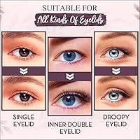 Vista 5 de Palp Lifting Magic Levantador de párpados, 600/1200 unidades, cinta autoadhesiva invisible de doble párpado, tiras de elevación de párpados