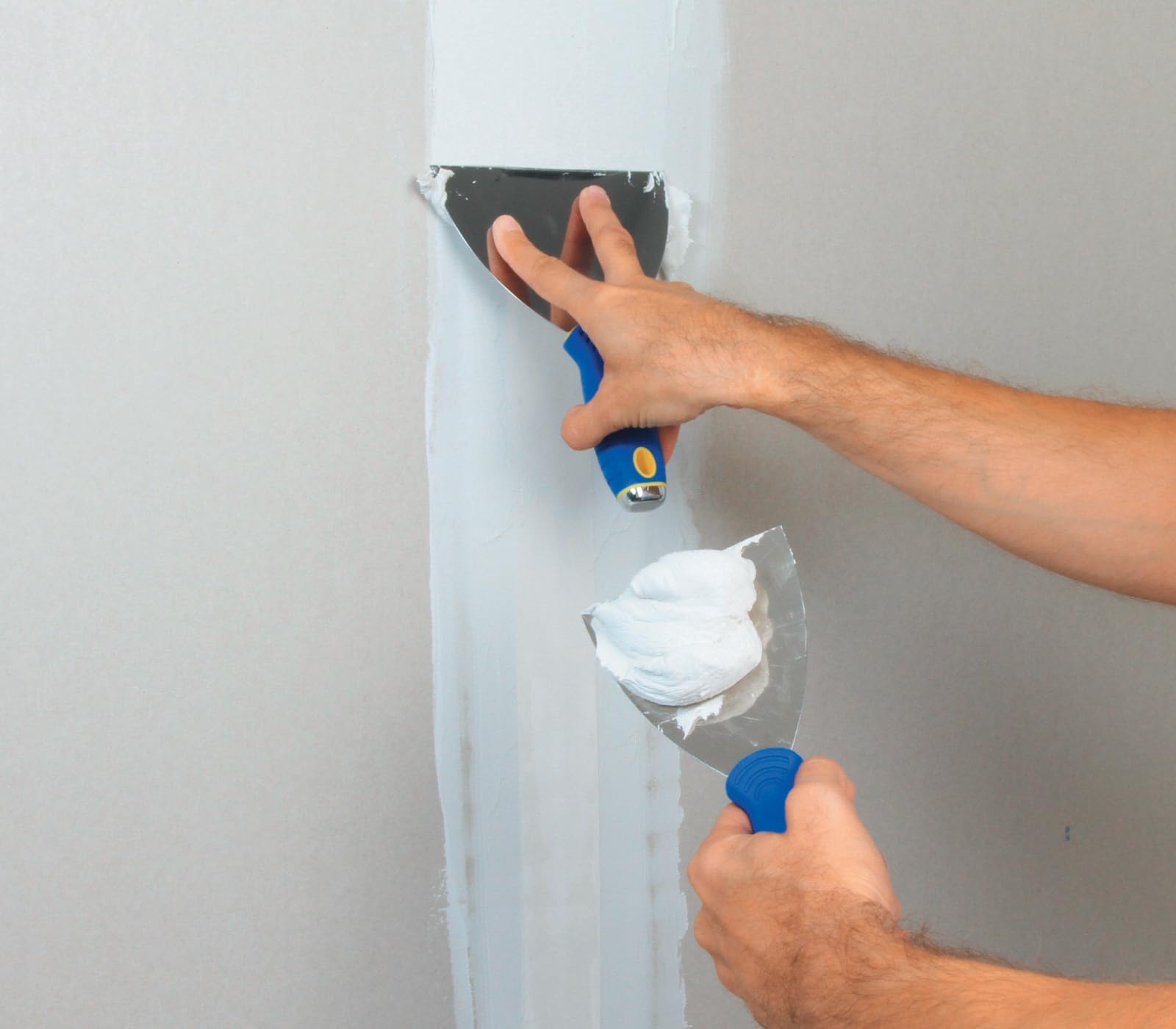 SEMIN CE 78 Lent - 2 X 25 kg - Enduit pour Joints de Plaques de Plâtre avec Bande à Joint - Temps d'Emploi Supérieur à 24 h - Application Manuelle ou Mécanique - Finition Professionnelle - Intérieur