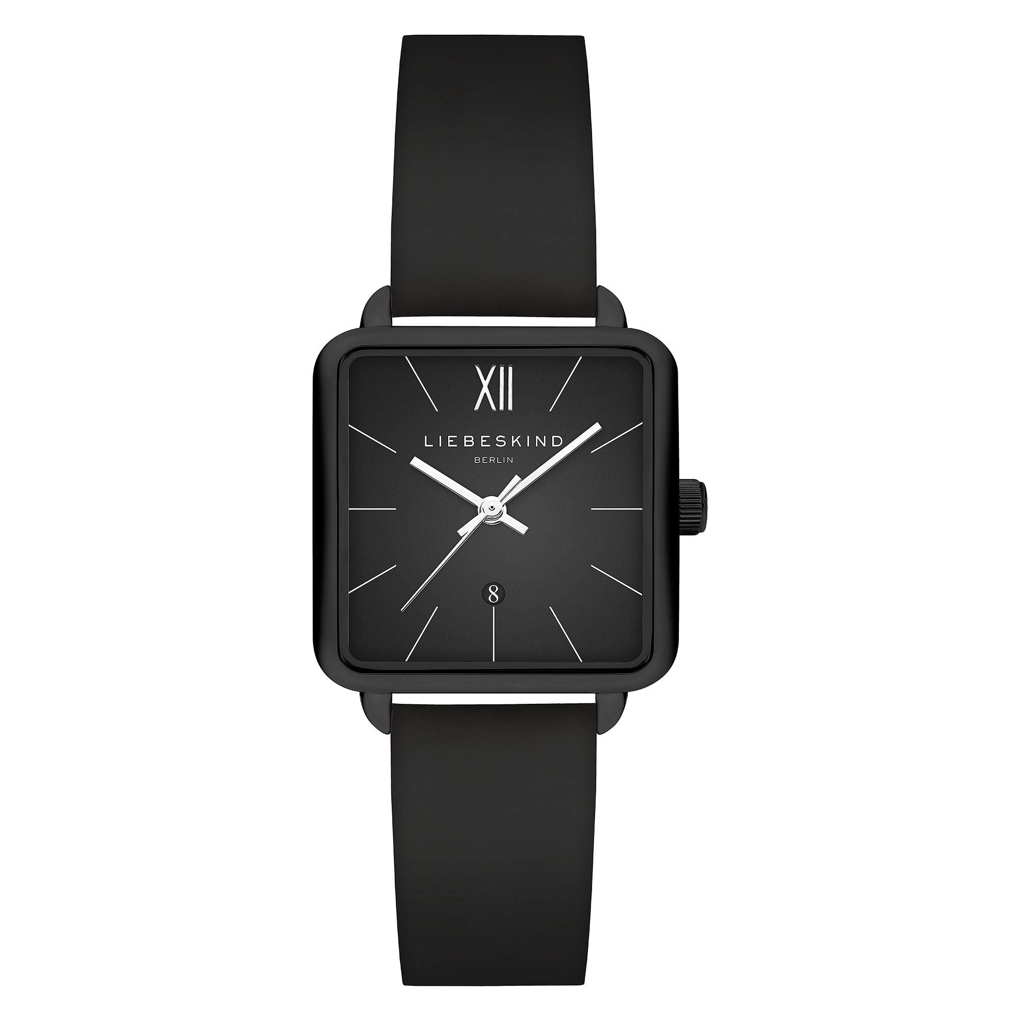 Liebeskind Berlin Damen Armbanduhr – Eckige Quarzuhr 28x28 mm – 3 ATM wasserdicht – Edelstahl-, Leder- oder Mesharmband – Modern & vielseitig