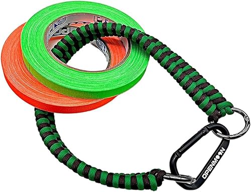 Miniatura 2 de OPENMOON Braid Lanyard with Clip Key Ring for Camera, Photometer, rangefinder, GoPro and Other Equipment4-Colors Mash-Up