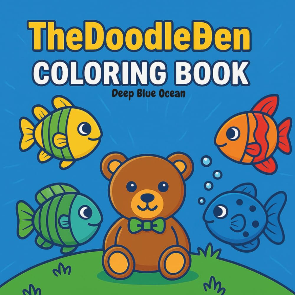 TheDoodleDen: Deep Blue Sea Colouring Adventure