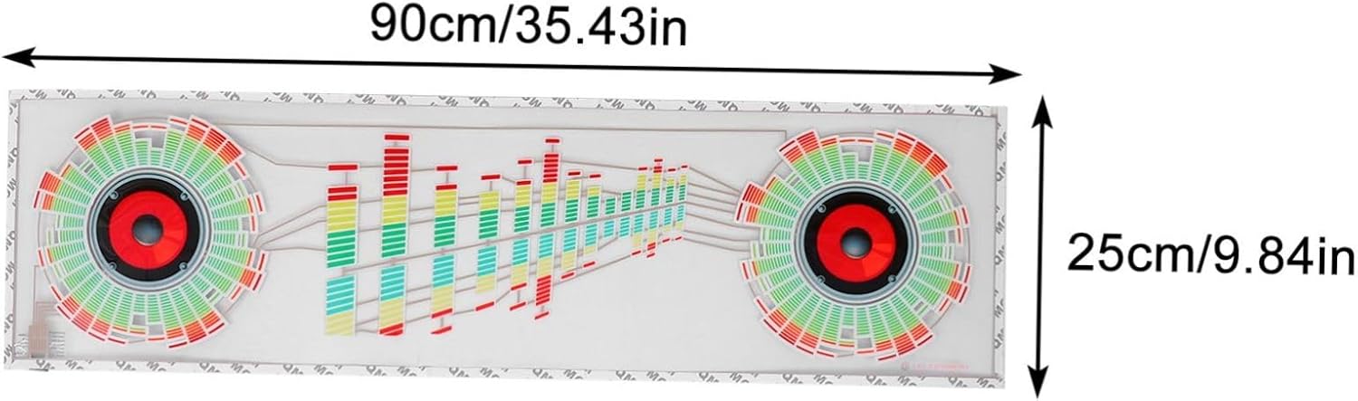 Voice Activated Car Atmosphere Lamp Mood Lighting Wide Angle Design Led Strip Light for Car Interior