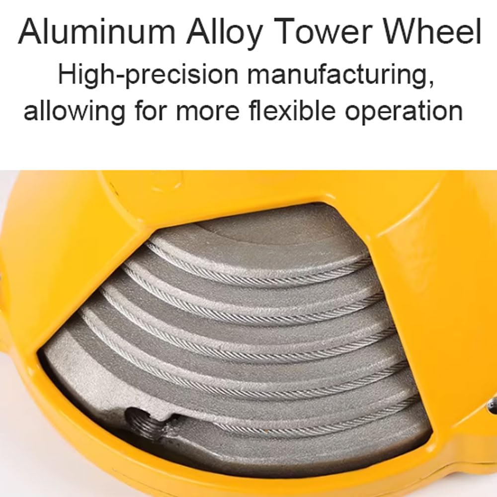 Équilibreur à Ressort Multifonction,Équilibreur à Ressort Robuste,Rétractable d'équilibreur de Ressort,Adapté aux usines et aux ateliers,Résistant à l'usure,Jaune,Inoxydable