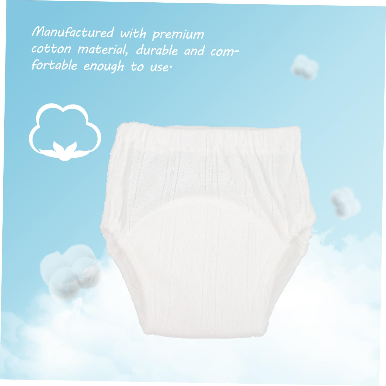 ORFOFE Pantalones de Entrenamiento 5 Piezas Lavables de Algodón para Bebés que Mantiene Seco Ropa Interior de Aprendizaje de 9-11kg Adecuado para Niños