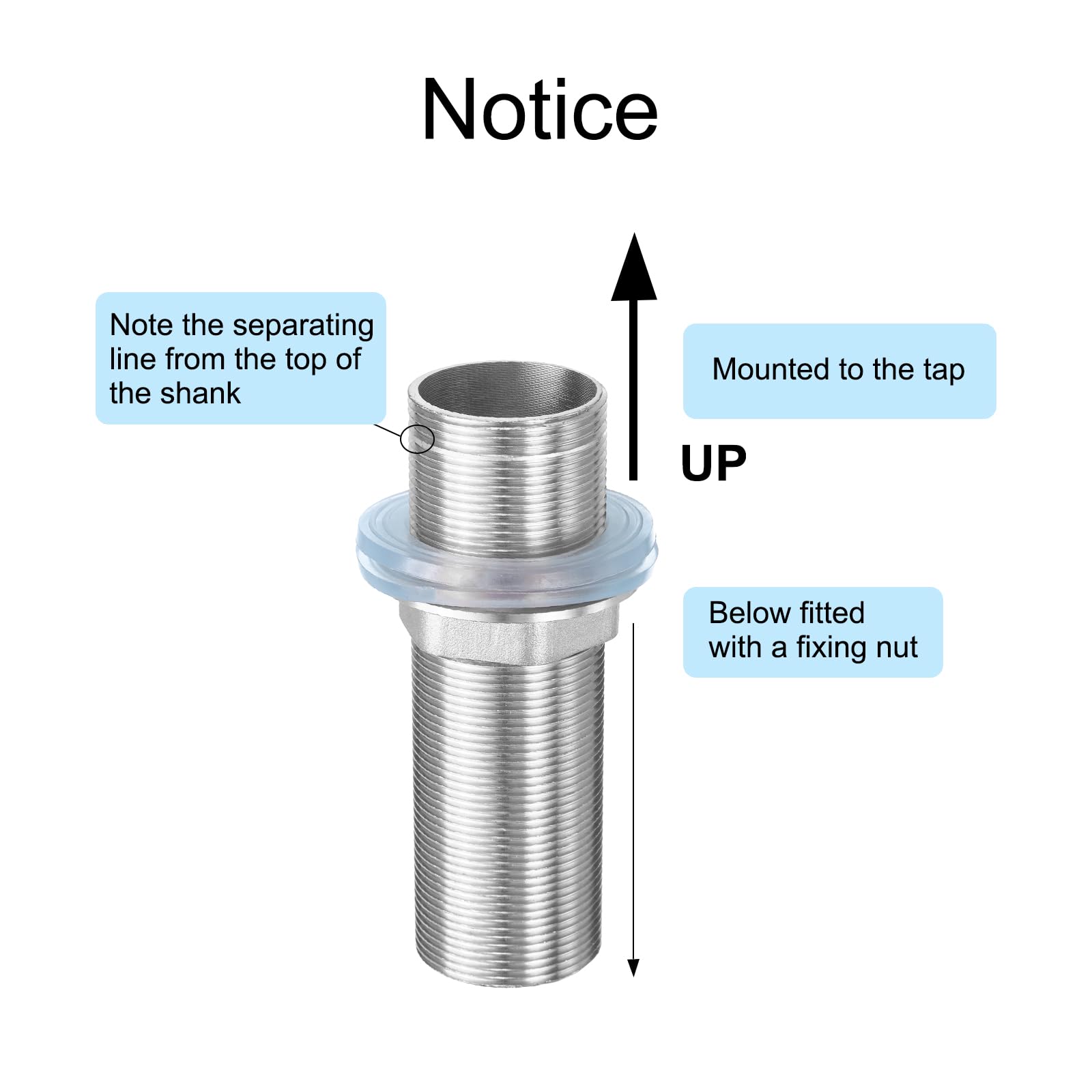 uxcell 1 Pcs Faucet Extension Tubes - Image 4