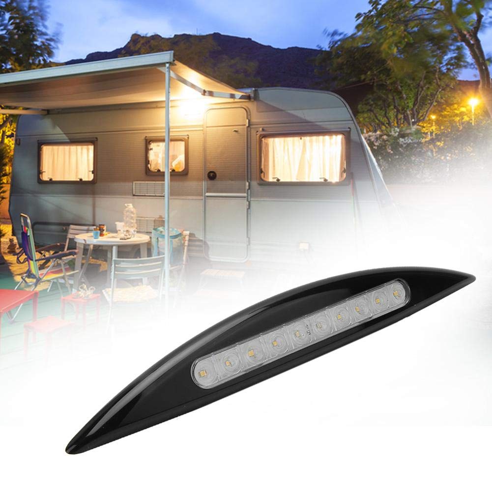 Luz LED Terisass Luz impermeable para toldo para caravanas RV y barco 12V 5W Negro