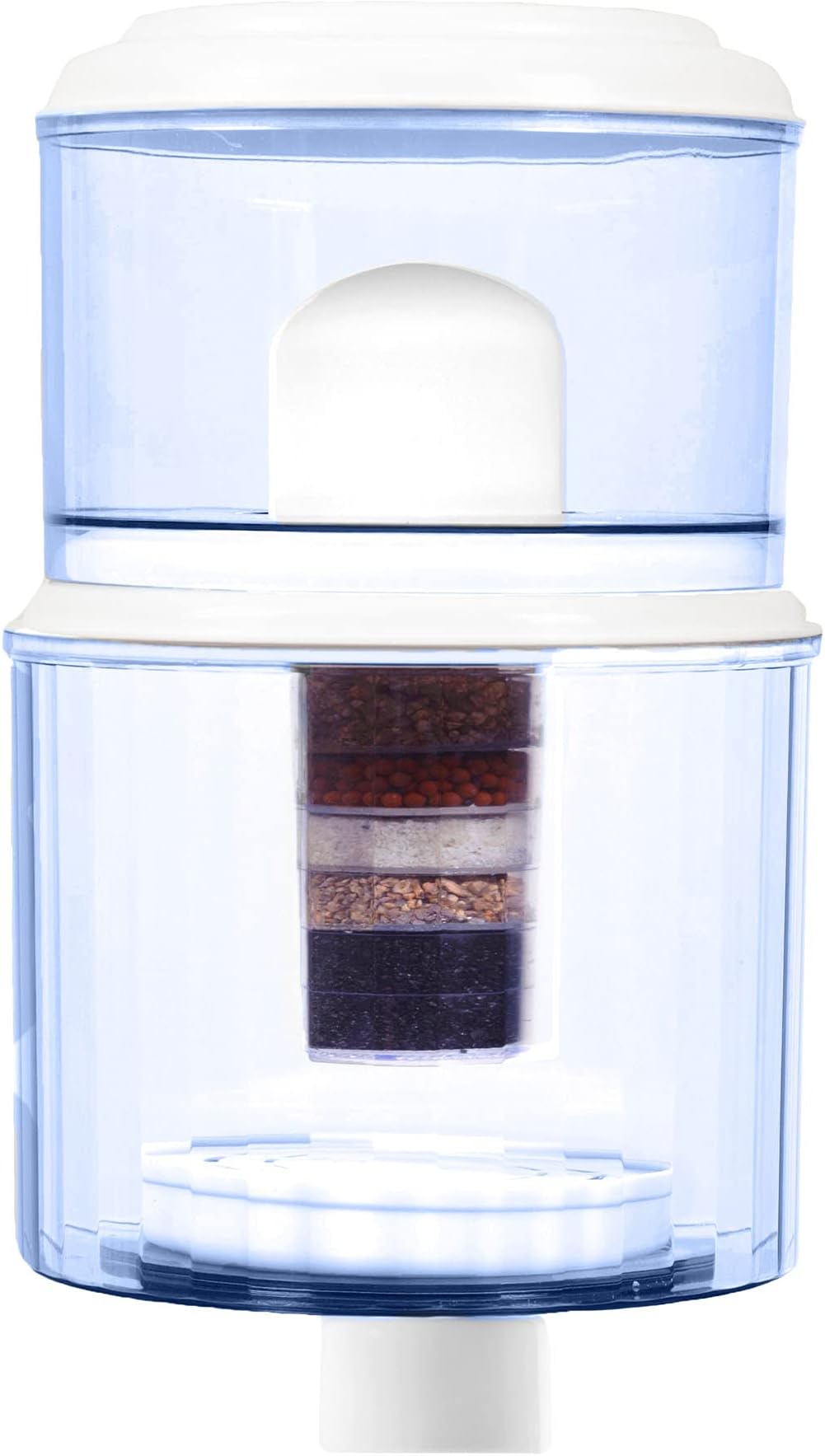 4 Gallon Water Cooler Filter Purifier - Save $$$ - Place on Cooler - Transform Tap Water to Healthy Mineral Drinking Water