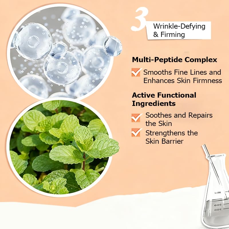 Facial Firming Cream for Women - Anti aging Face Cream with 6-Peptide Complex & Hyd... - Image 7