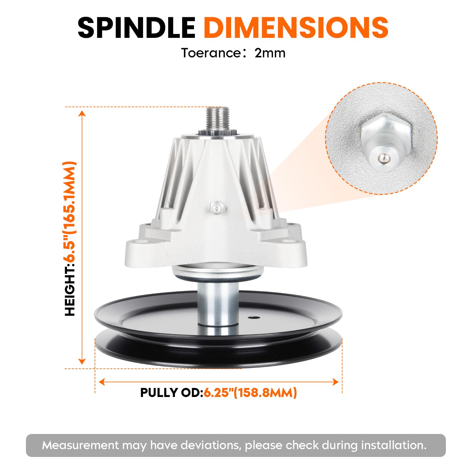 BIG 61 DA 570〜1,000mm F9.5〜16.6 Amazon.com : ILONPA (2 Pack) 918-06977 618-06977 Spindle Assembly