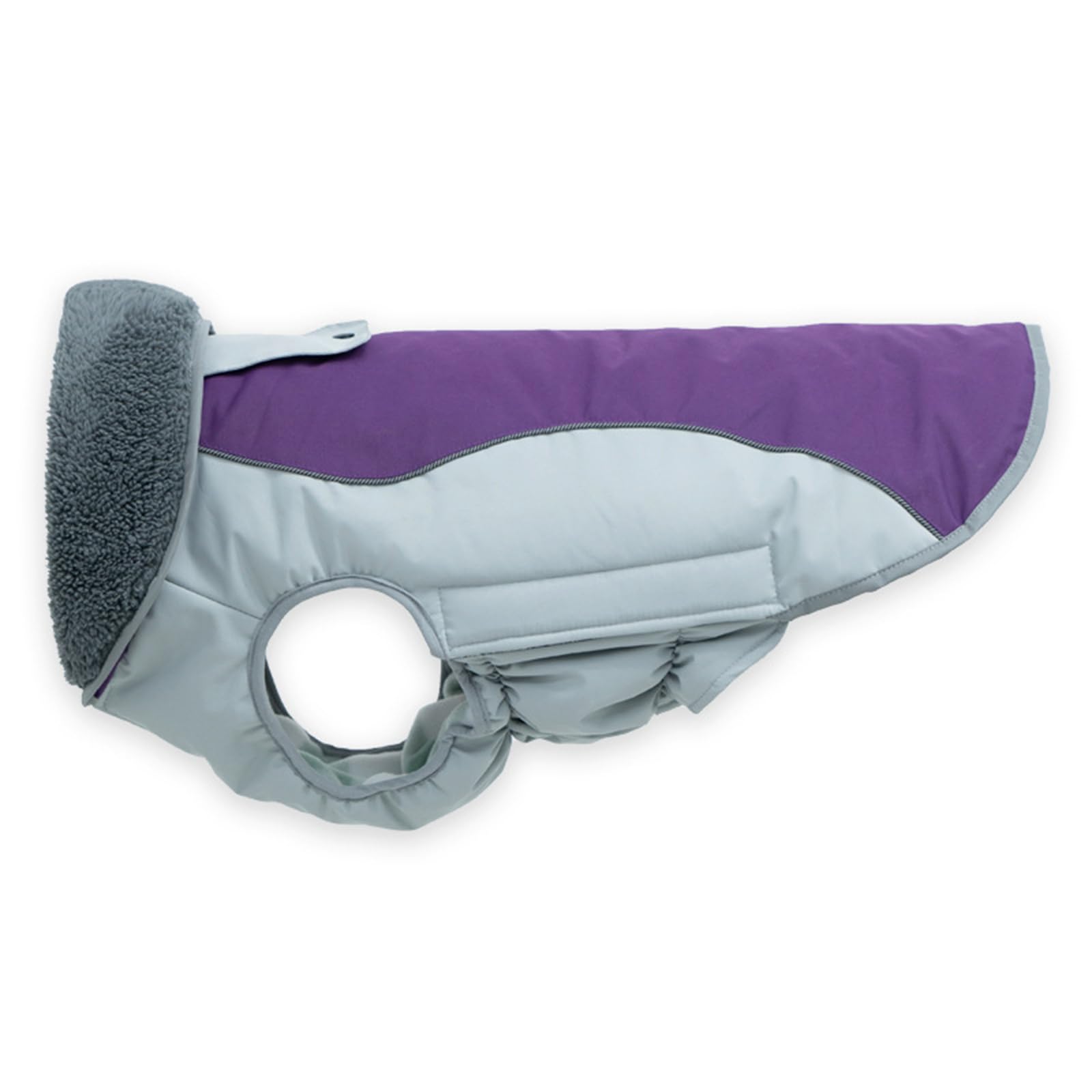 Gilet en fourrure unie pour chiens de petite et grande taille - Combinaison douce - Pull d'hiver thermique