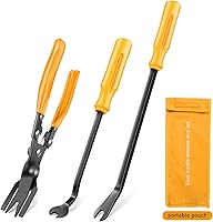 Vista 12 de GOOACC Eliminador ergonómico de acero inoxidable para panel de automóvil/tapicería, elimina fácilmente los sujetadores de plástico, reduce el daño a