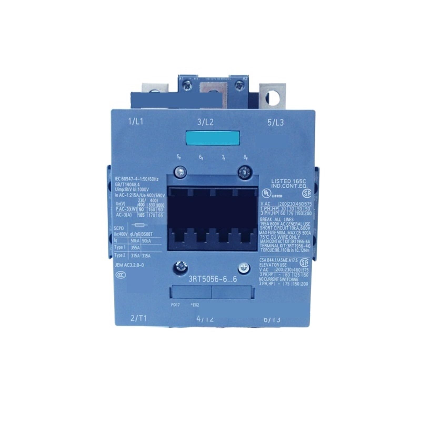 FPJQOBJC AC Contactor 3RT5056-6AF36 110V 3RT5056-6AP36 185A