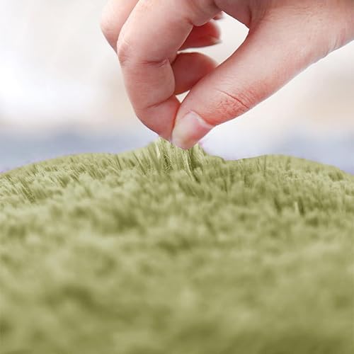 Miniatura 6 de Juego de 3 alfombras de baño con cubierta para tapa de inodoro, alfombras de baño antideslizantes, de microfibra súper suave, lavables a máquina,