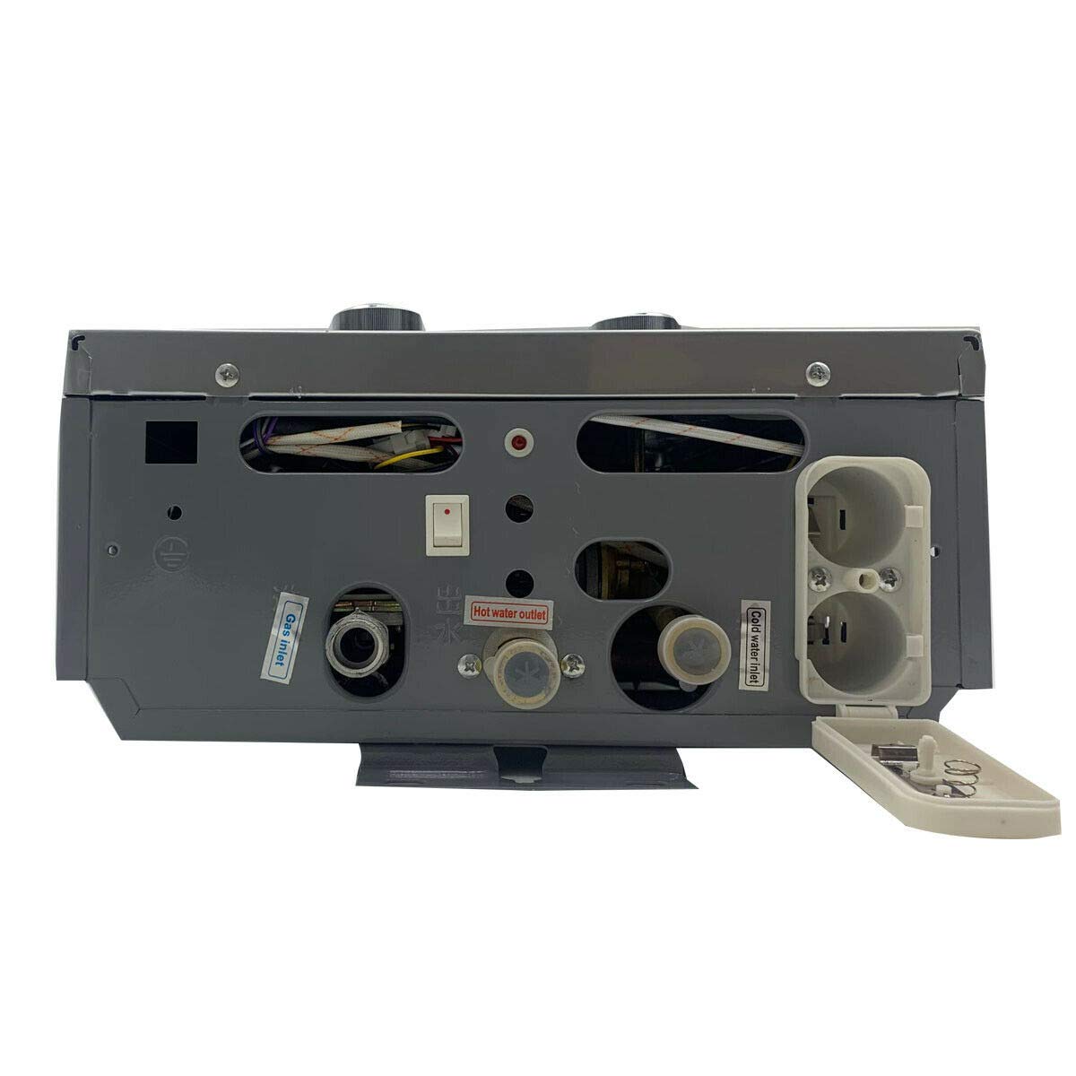 TABODD 20KW 10L Portable Gas Water Heater, Propane LPG Gas Camping Water Heater for Outdoor