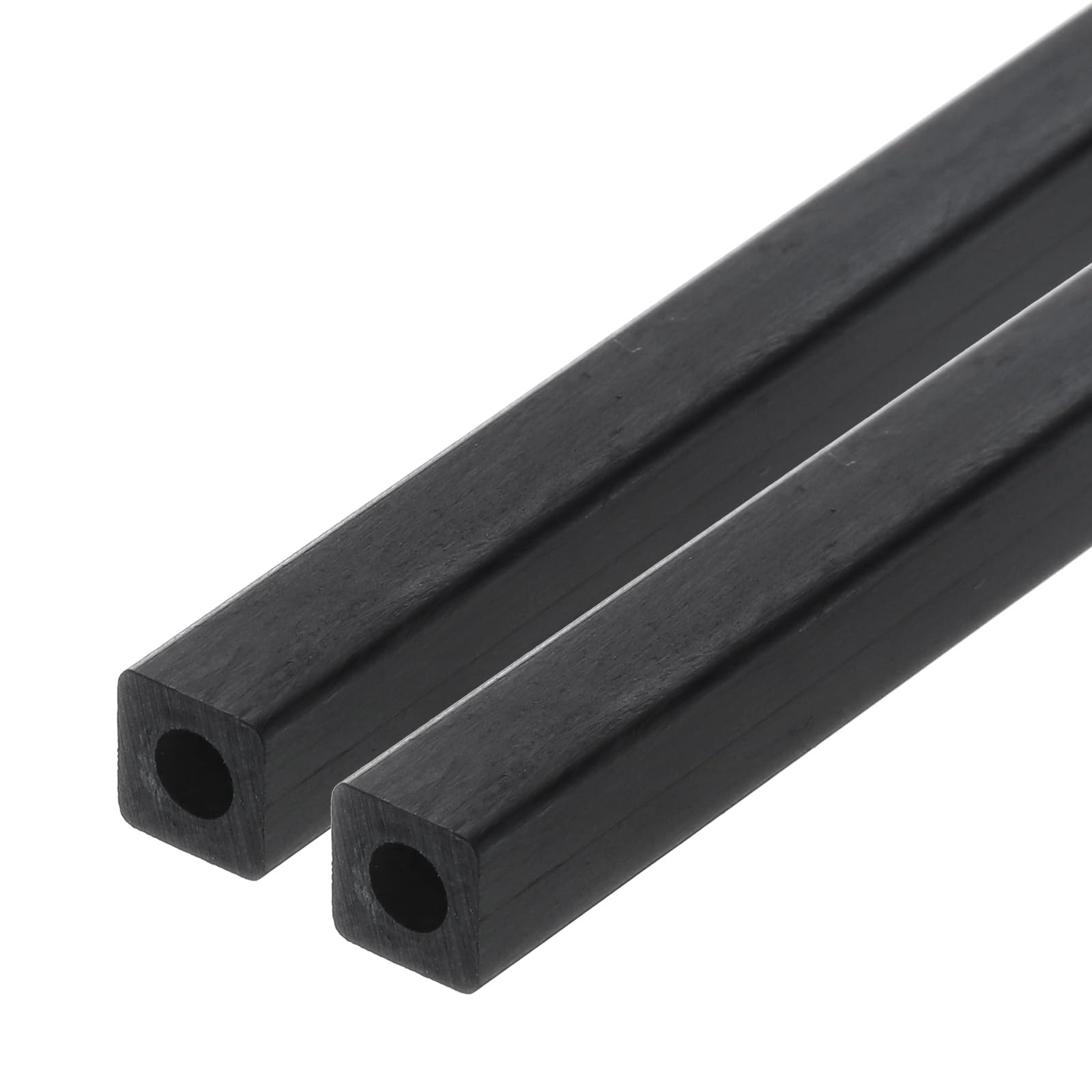 MECCANIXITY Carbon Fiber Square Tube 6x3x500mm Pultruded Carbon Fiber Tubing for RC Airplane 2 Pcs