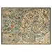 Sea map of a Scandinavia by Olaus Magnus in 1527-39. Carta Marina. Sweden, Denmark, Norway, Iceland and Finland. Antique Reprint