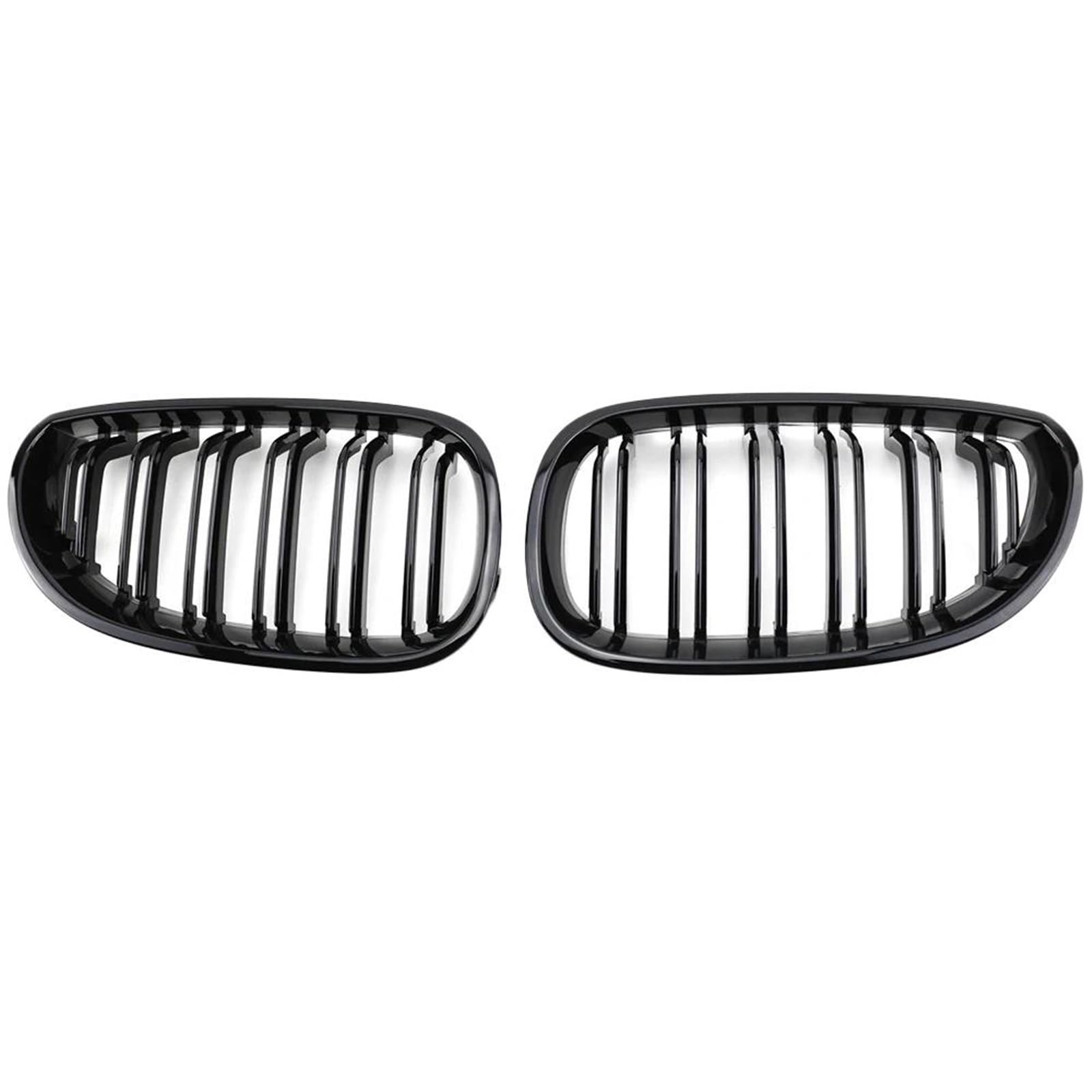 Rejillas delanteras negras para E60 E61 M5 520i 535i parachoques frontal 6