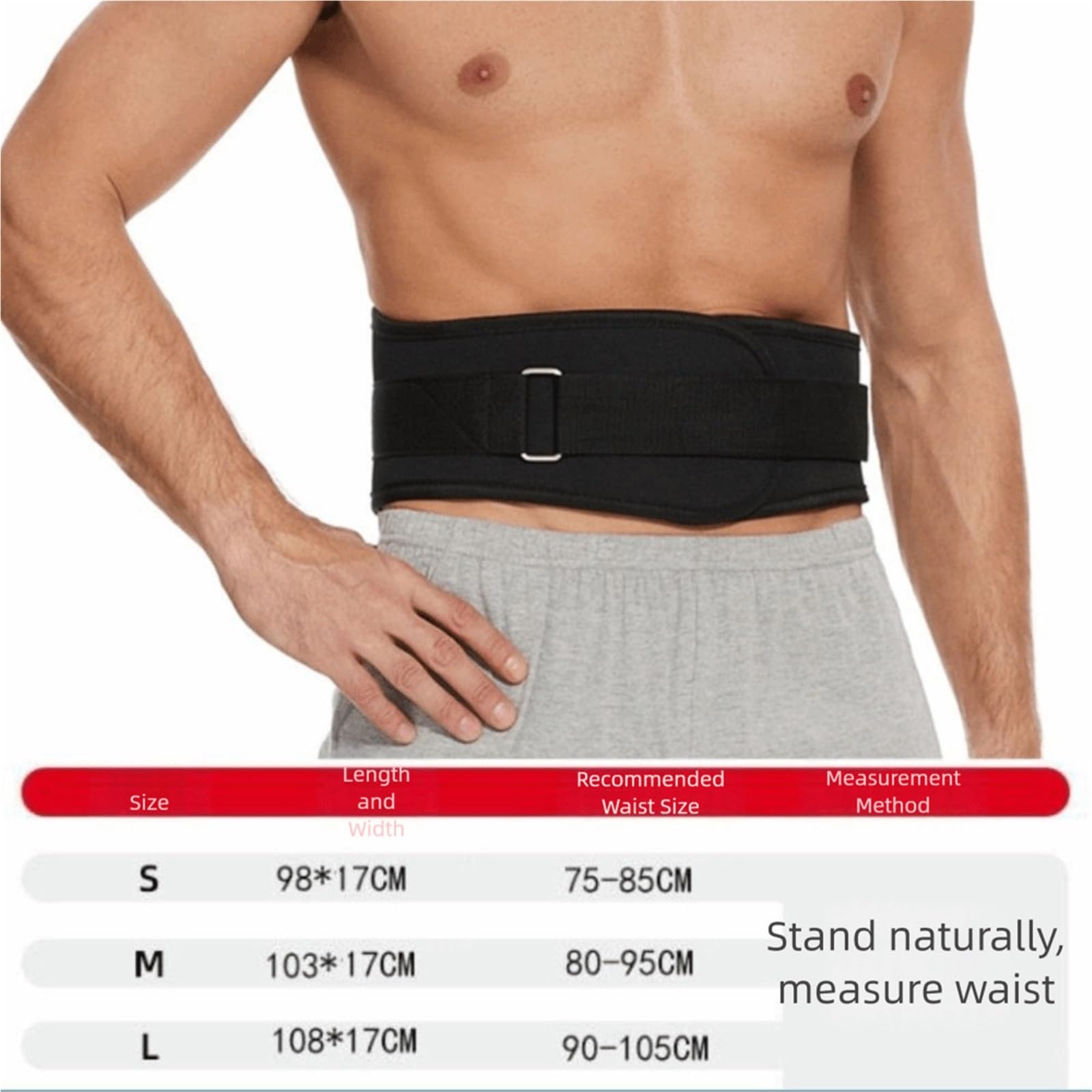 Ceinture de musculation réglable, soutien lombaire, taille Pour Fitness