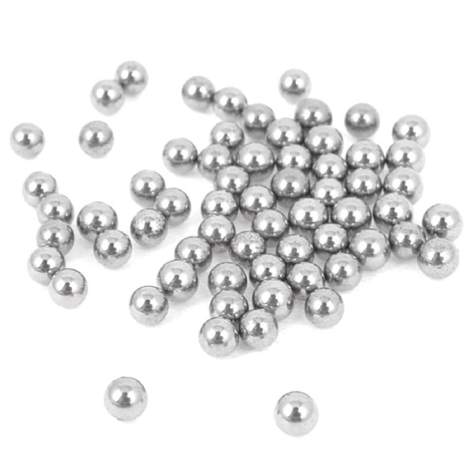 Rodamientos de bolas, Bolas de rodamiento, bola de acero con rodamiento de alta precisión, bola de acero brillante, bola de acero, 1 kg(3mm)