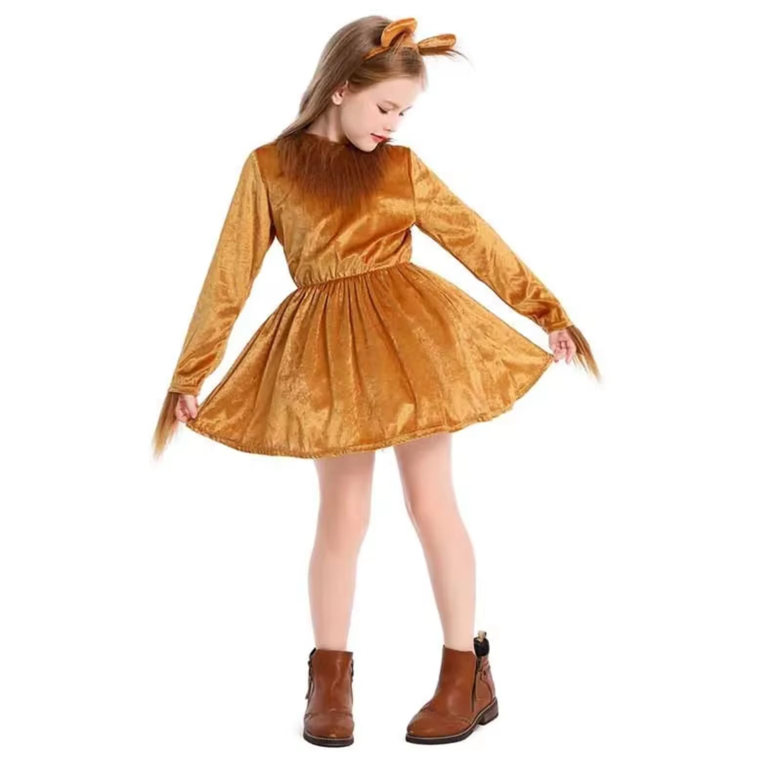 Disfraz de Halloween para niñas, Disfraz de Cosplay de león, atuendos para vestirse