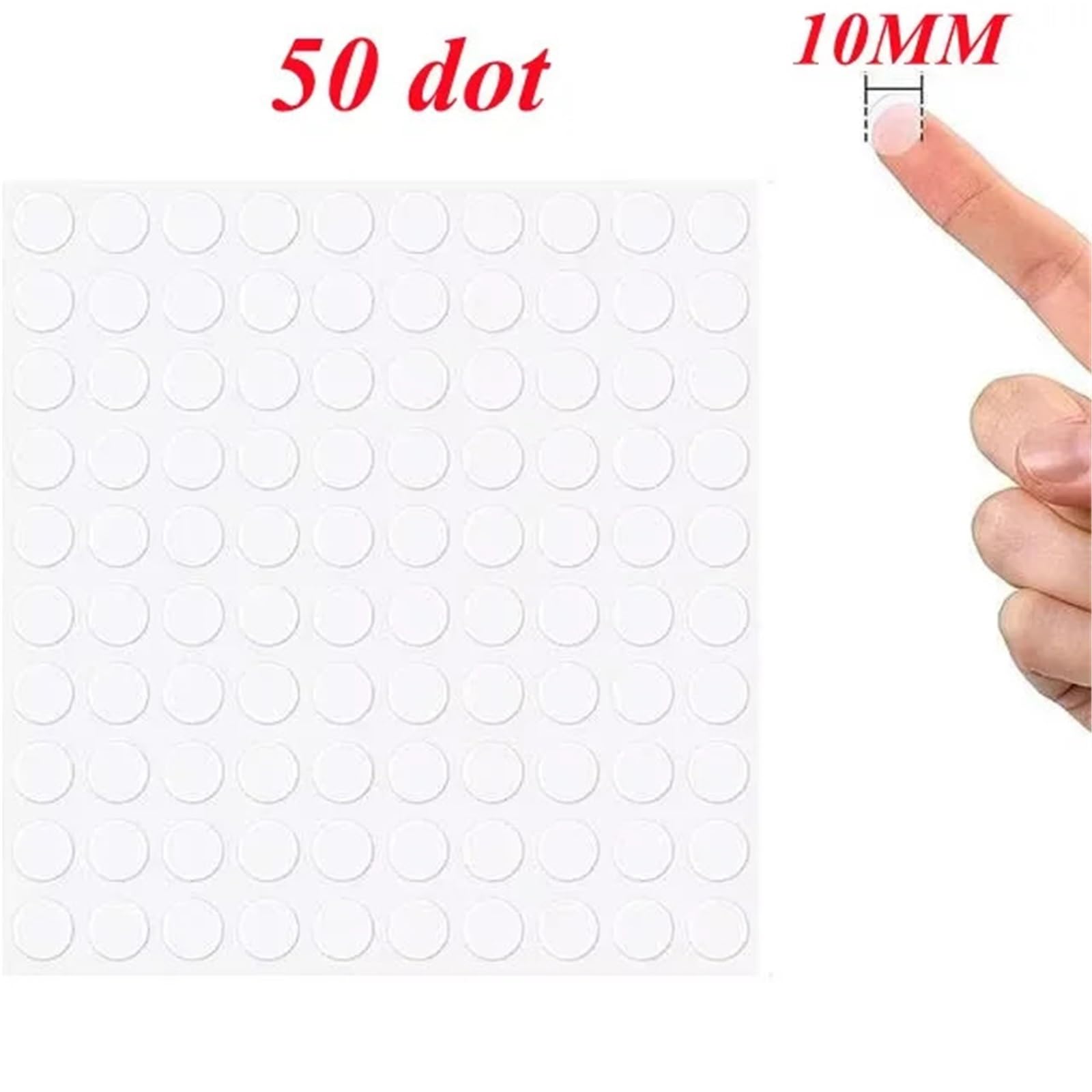 Lot de 2 000 pastilles adhésives double face de 1 cm pour décoration de festival