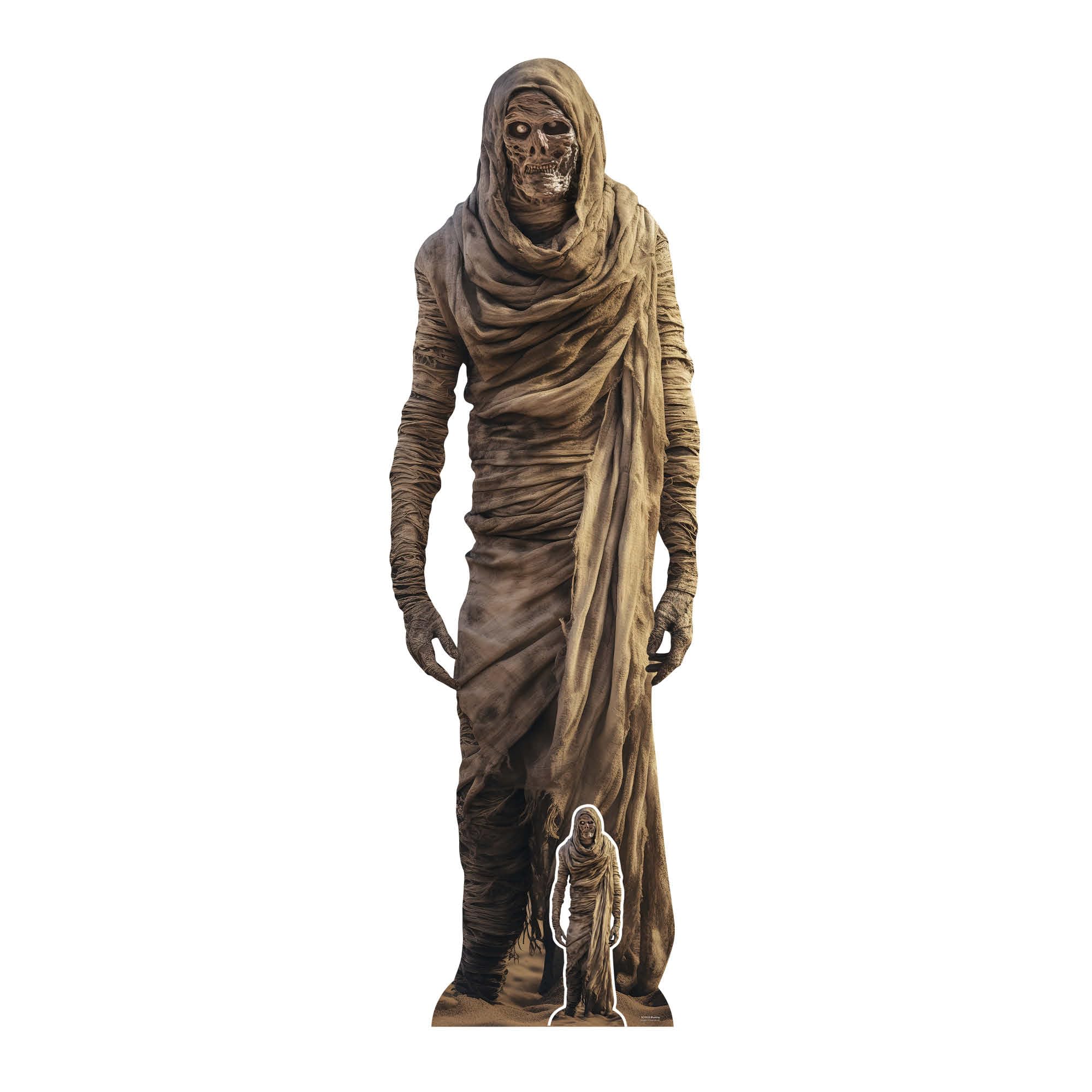 Star Cutouts SC4353 Mummy Skeleton Cardboard Cutout – Halloween Party Decoration, Spooky Display & Horror Theme Prop