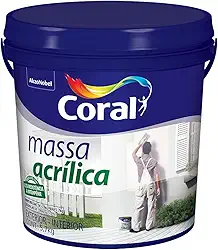 MASSA ACRÍLICA BRANCO 5,7KG - CORAL