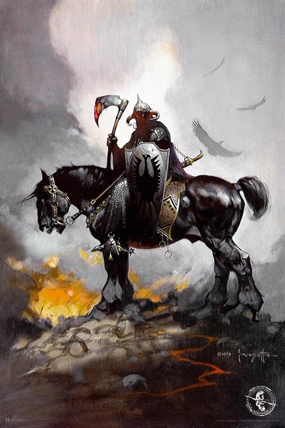 Warhammer 40,000: Rogue Trader recibe fecha de lanzamiento para Nintendo Switch 2 9 618L+q5N2FL. AC SY879 Death Dealer by Frank Frazetta Poster Viking On Horse Horseback Bloody Axe Gothic Fantasy Wall Art Cool Wall Art Print Poster 24x36
