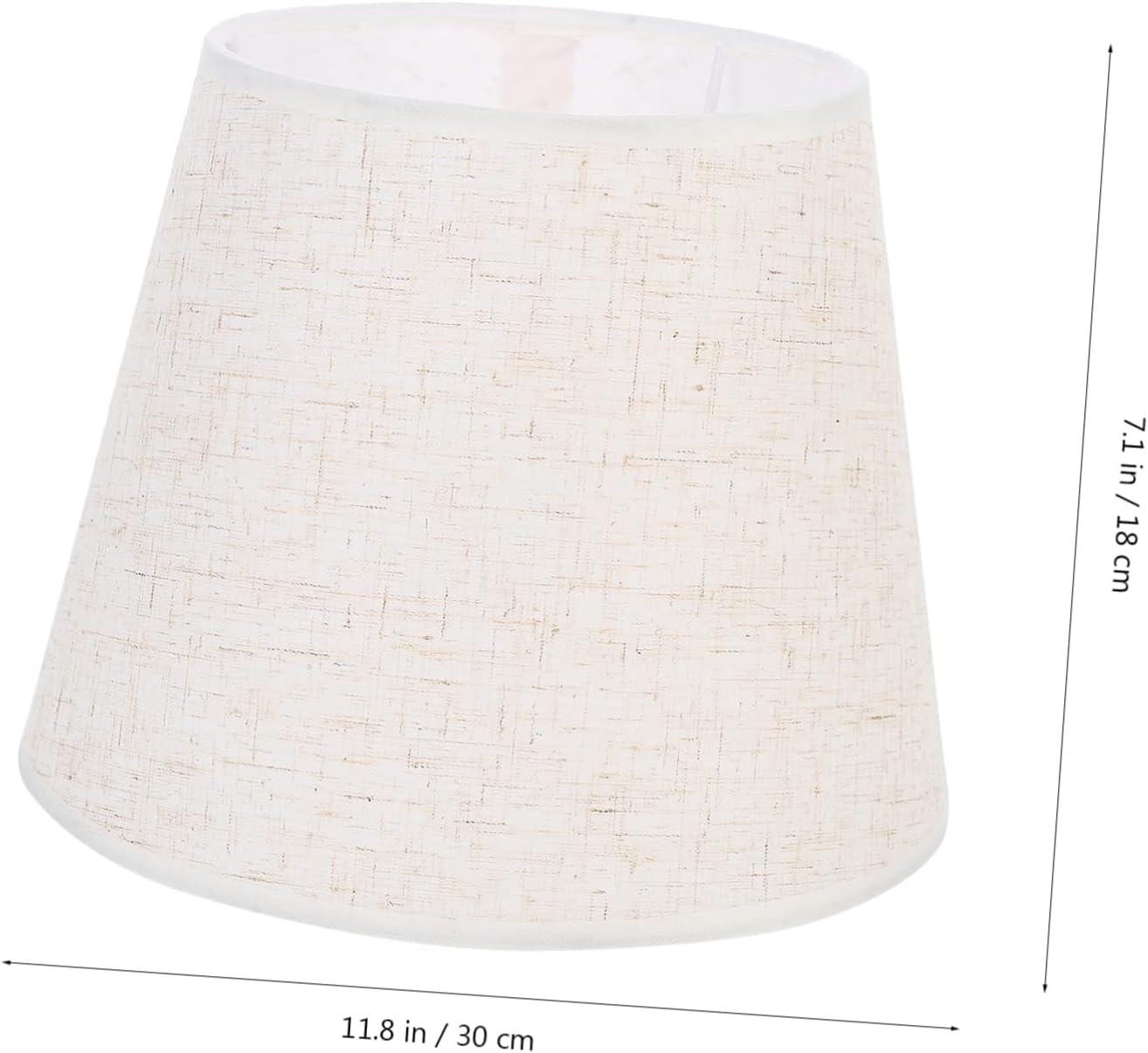 Durable Cloth Lampshade Light Protector Simple Design Light Cover for Table Wall and Floor Lamps Delicate Diffuse Lighting Natural Linen