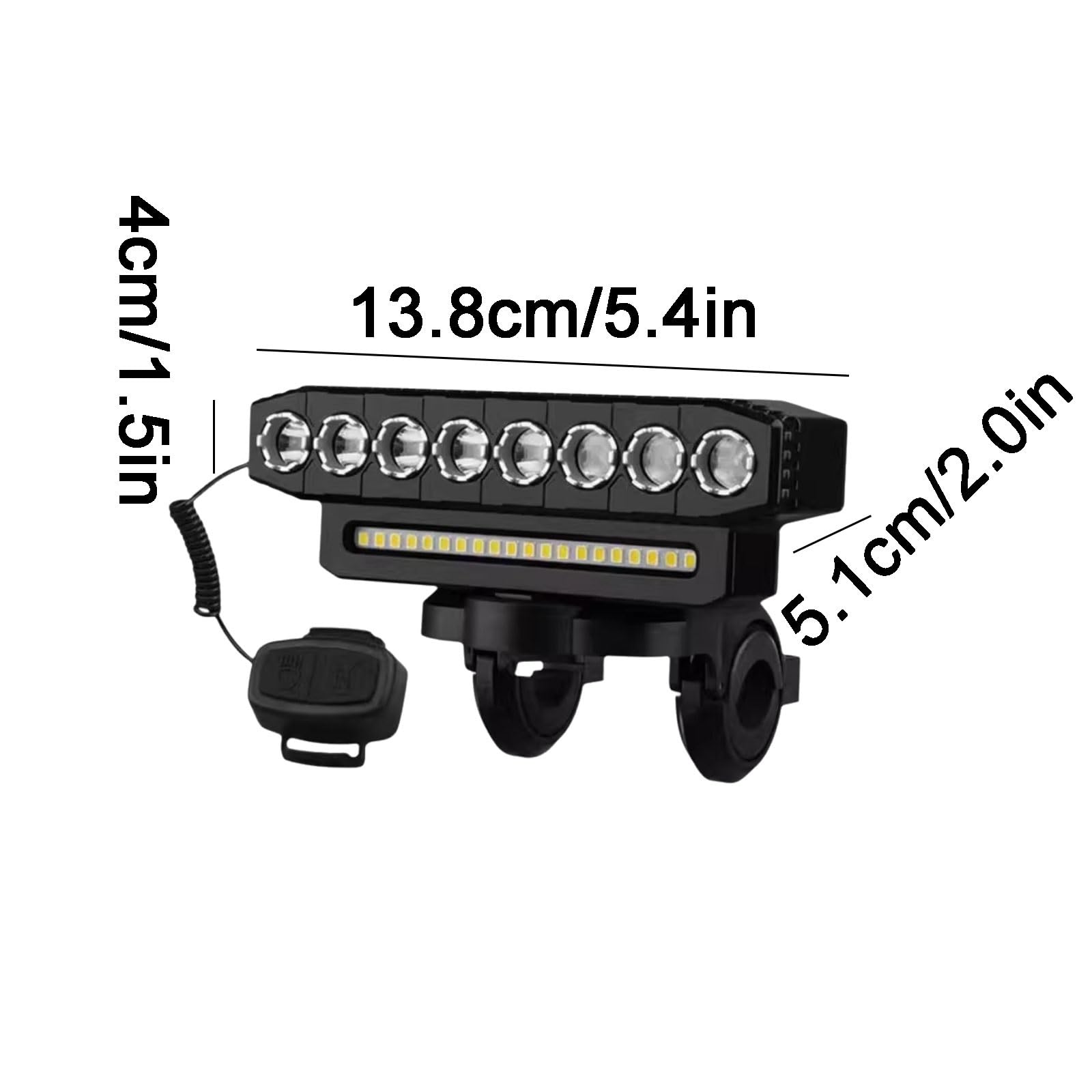 Kompaktowy plastikowy dzwonek rowerowy lampa przednia do roweru górskiego z rogiem super głośny dzwonek ładujący sprzęt do jazdy nocnej łatwa instalacja