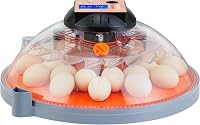 VEVOR 24 tojásos automata keltetőgép víztöltő rendszerrel baromfi tenyésztéshez 10