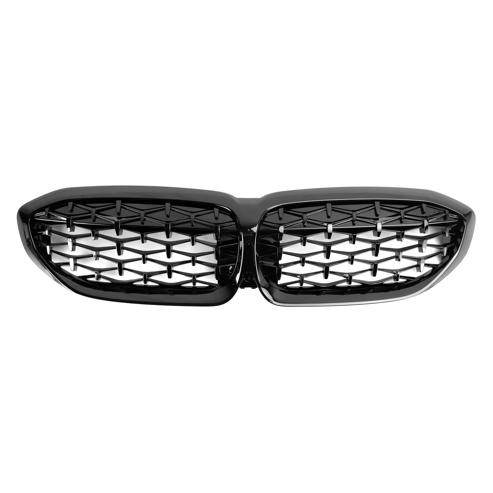 Czarna kratka nerkowa Grill 51138072085 Pasuje do BMW serii 3 G20 2019-2022 Osłona chłodnicy motocykla kratki samochodowej(G)