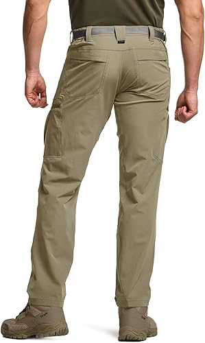 Miniatura 2 de CQR - Pantalones tácticos para hombre Quick Dry, resistentes al agua, pantalones de trabajo ligeros elásticos, para senderismo y actividades al aire