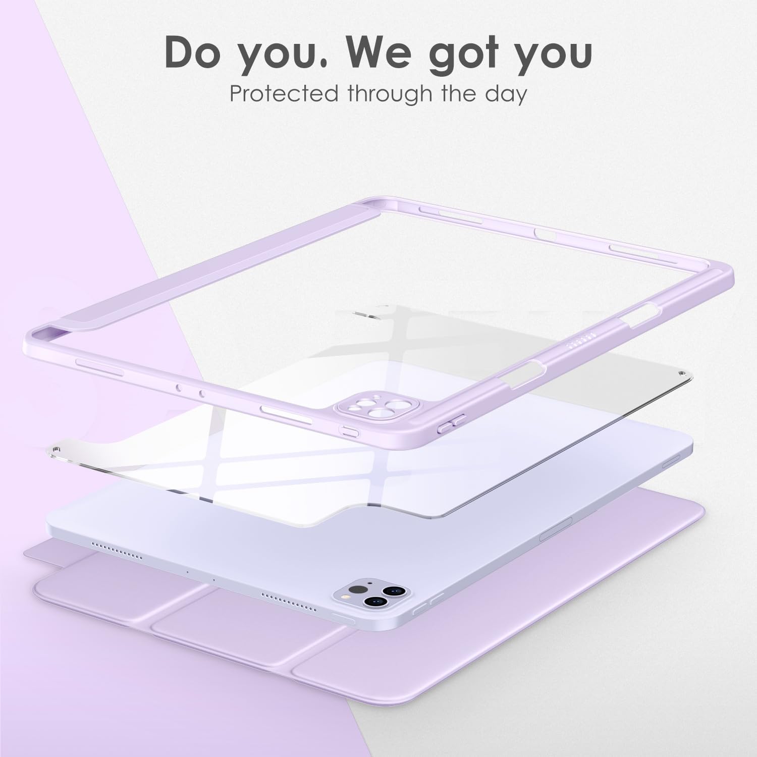 VIKESI Case for iPad Pro 12.9 6th/5th/4th/3rd Gen 2022/2021/2020/2018 image 4