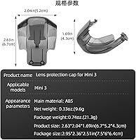 Vista 7 de Drone Gimbal Lock Estabilizador Protector Lente Tapa Cámara Protector para D-JI Mini 3 Lente Cubierta de Protección Drones Accesorio
