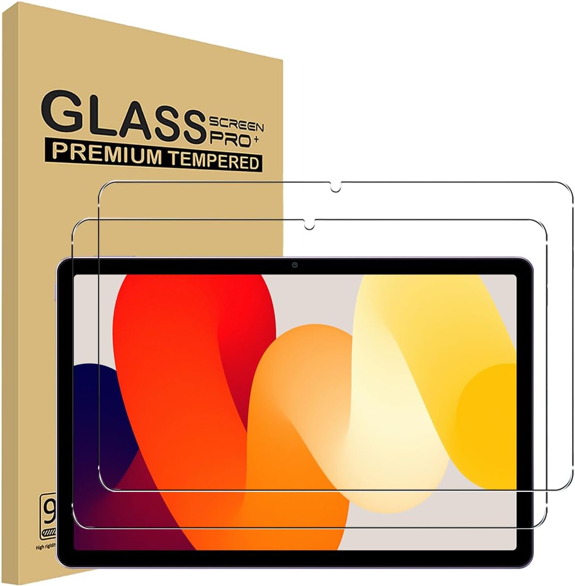 carinacoco2 Pack Screen Protector for Xiaomi Redmi Pad SE 11 inch, 9H Toughness Premium Shatterproof Scratch-Resistant Anti-Fingerprint No-Bubble HD Ultra Clear Tempered Glass Screen Protector