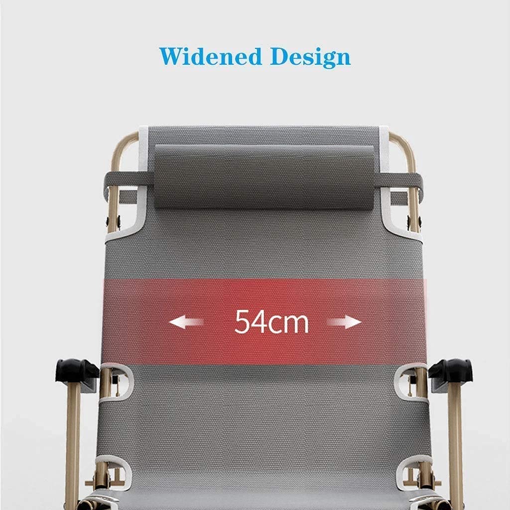 Silla de descanso de gravedad cero, reclinable de metal impermeable, juego de muebles de jardín duradero para camping, patio y relajación al aire libre, cómoda tumbona