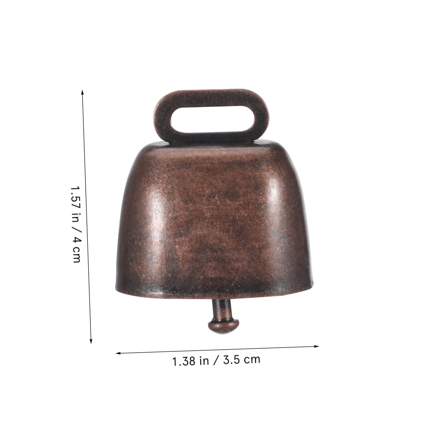 BESPORTBLE Crafted Metal Sheep Bells Pcs Animal Gate Bells Large Size Bronze for Farm Use