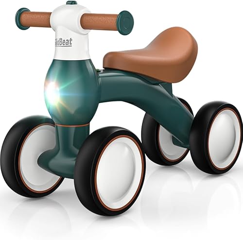 SLIDBEAT Bicicleta de equilibrio para bebés de 1 a 2 años de edad, bicicleta para niños pequeños, sin pedales, juguetes de paseo en bicicleta con