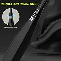 Vista 7 de Nalax Badminton Set,2 Player Badminton Rackets Carbon Fiber Badminton Racquet with 3 Shuttlecocks and 1 Carrying Bag,Badminton Backyard Games for